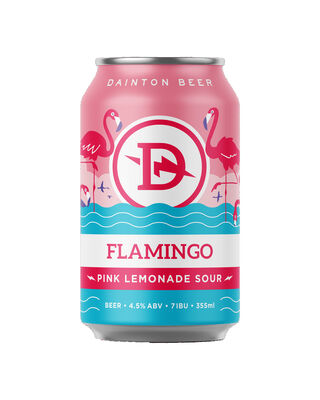 Dainton Flamingo Pink Lemonade Sour Can 355mL Each | Liquorland
