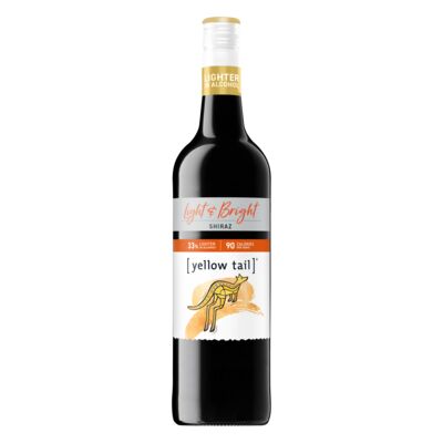 Yellow Tail Light And Bright Shiraz 750mL Each | Liquorland