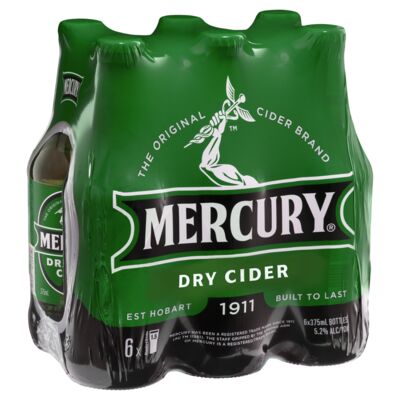 Mercury Special Dry Cider Bottle 375mL Pack 6 | Liquorland