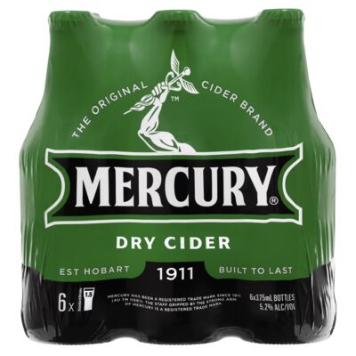 Mercury Special Dry Cider Bottle 375mL Pack 6 | Liquorland