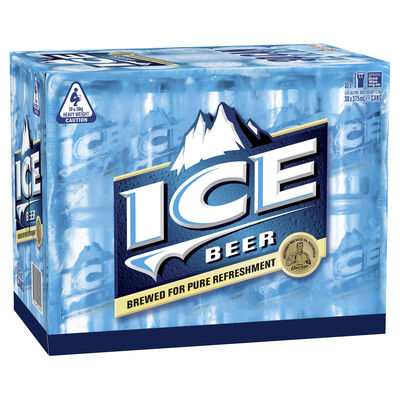 Ice Beer Block Can 375mL Pack 30 | Liquorland
