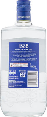 1585 London Dry Gin 1lt Each | Liquorland
