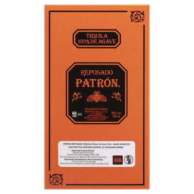 Patron Reposado Tequila 700mL Each | Liquorland