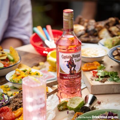 Captain Morgan Tropical Watermelon Coconut 700mL Each | Liquorland