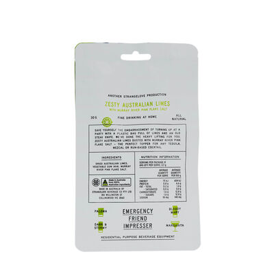 Strangelove Tipple Topper Salted Lime 30gr Each | Liquorland