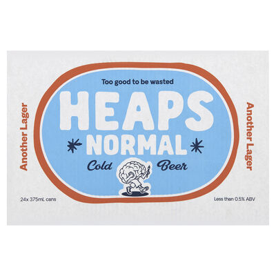 Heaps Normal Another Lager Can 375mL Carton 24 | Liquorland