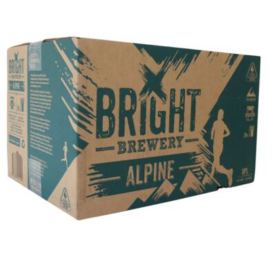 Bright Brewery Alpine Lager Can 355mL Carton 24 | Liquorland