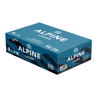 Bright Brewery Alpine Lager Can 355mL Carton 24 | Liquorland