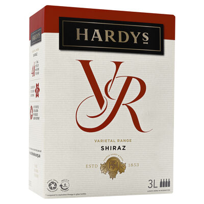 Hardys Vr Shiraz 3l Each | Liquorland