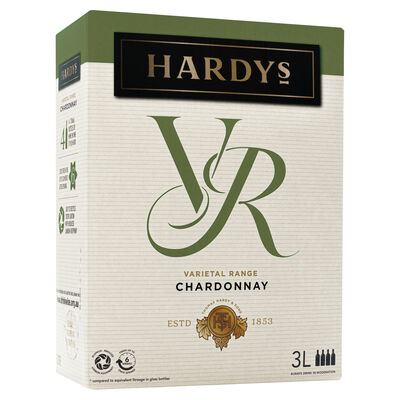Hardys Vr Chardonnay 3l Each | Liquorland