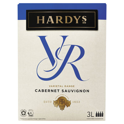 Hardys Vr Cabernet Sauvignon 3l Each | Liquorland