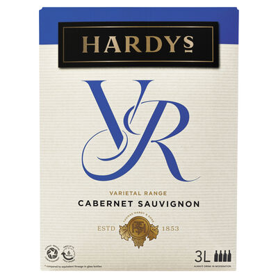 Hardys Vr Cabernet Sauvignon 3l Each | Liquorland