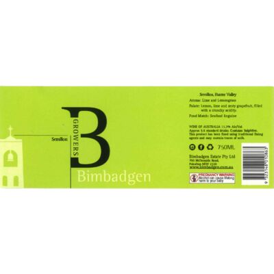 Bimbadgen Hunter Valley Semillon 750mL Each | Liquorland