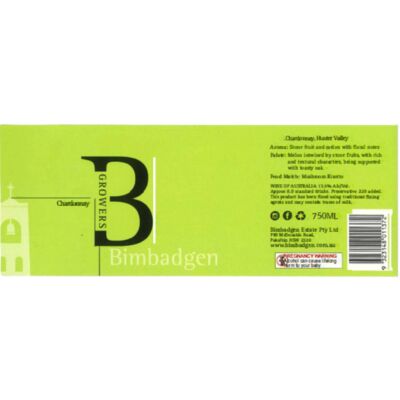 Bimbadgen Hunter Valley Chardonnay 750mL Each | Liquorland