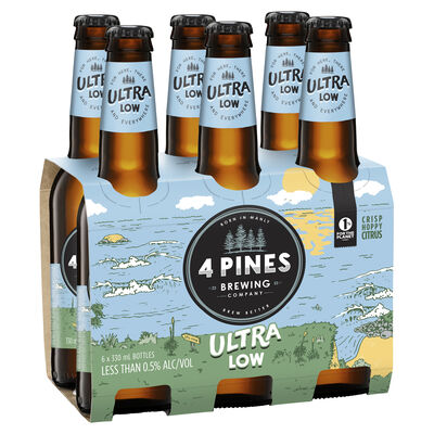 4 Pines Brewing Ultra Low Bottle 330mL Pack 6 | Liquorland