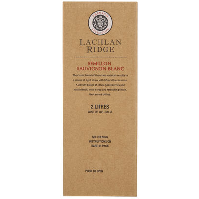 Lachlan Ridge Semillon Sauv Blanc Cask 2l Each | undefined