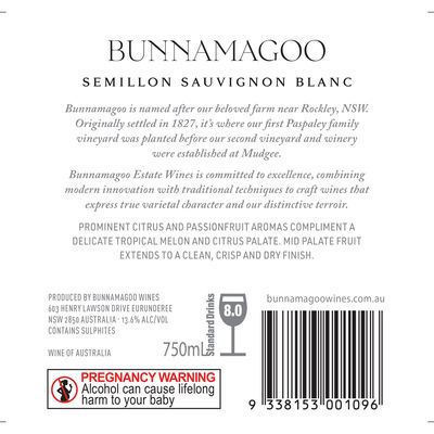 Bunnamagoo Semillon Sauvignon Blanc 750mL Each | Liquorland