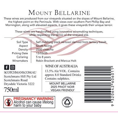 Mount Bellarine Pinot Noir 750mL Each | Liquorland