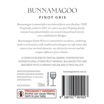 Bunnamagoo Pinot Gris 750mL Each | Liquorland