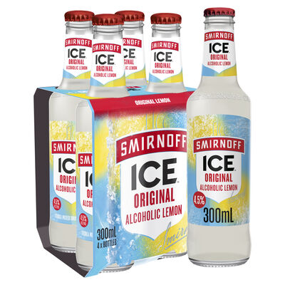 Smirnoff Ice Red Bottles 300mL Pack 4 | Liquorland