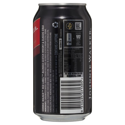 Johnnie Walker Red Cola Can 375mL Each | Liquorland