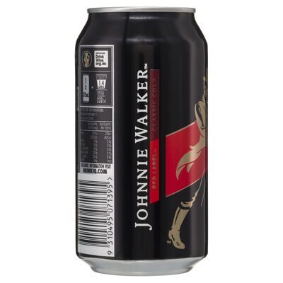 Johnnie Walker Red Cola Can 375mL Each | Liquorland