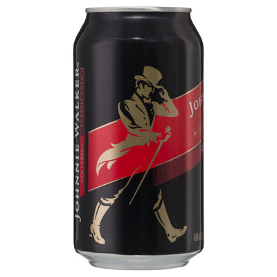 Johnnie Walker Red Cola Can 375mL Each | Liquorland
