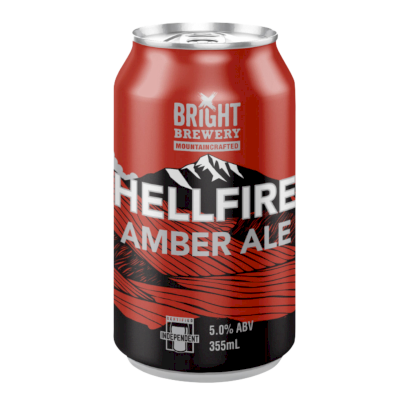 Bright Brewery Helfire Amber Ale Can 355mL Carton 24 | Liquorland