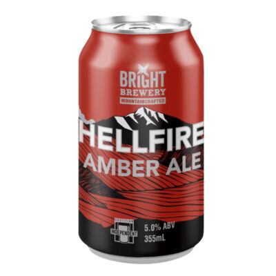 Bright Brewery Helfire Amber Ale Can 355mL Pack 6 | Liquorland