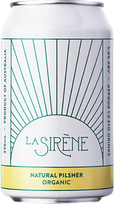 La Sirene Natural Pilsner Can 330mL Pack 4 | Liquorland