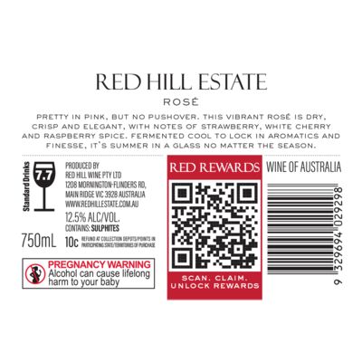 Red Hill Rose 750mL Each | Liquorland