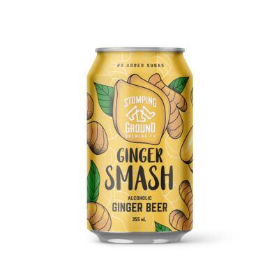 Stomping Ground Ginger Smash Can 355mL Pack 4 | Liquorland