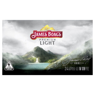 James Boags Premium Light Bottle 375mL Carton 24 | Liquorland