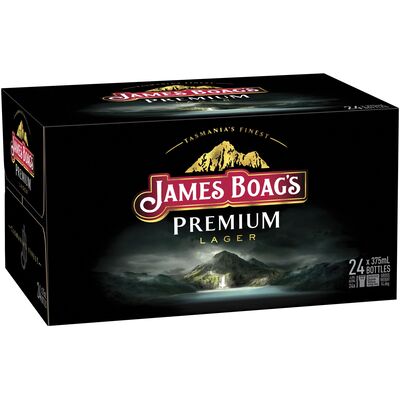 James Boags Premium Bottle 375mL Carton 24 | Liquorland