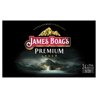 James Boags Premium Bottle 375mL Carton 24 | Liquorland