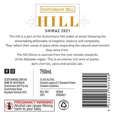 The Hill Shiraz 750mL Each | Liquorland