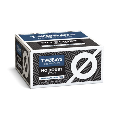 Two Bays Gluten Free No Doubt Stout Can 375mL Each | Liquorland