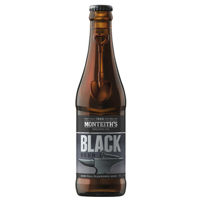 Monteiths Black Beer Bottle 330mL Each | Liquorland
