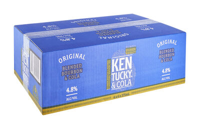 Kentucky Bourbon Cola 4 8 Can 375mL Carton 24 | Liquorland