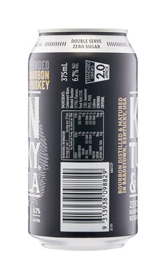 Kentucky Bourbon Double Serve Cola No Sugar Can 375mL Each | Liquorland