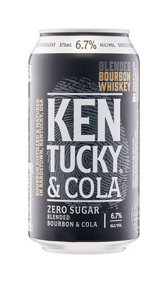 Kentucky Bourbon Double Serve No Sugar Can 375 10pk Pack 10 | Liquorland