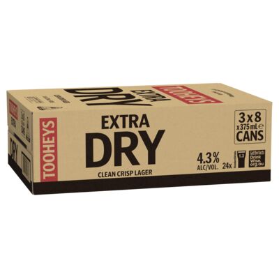 Tooheys Extra Dry Can 375mL Carton 24 | Liquorland