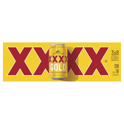 Xxxx Gold Can 375mL Carton 24 | Liquorland