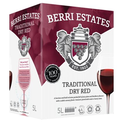 Berri Traditional Dry Red Cask 5l Each | Liquorland