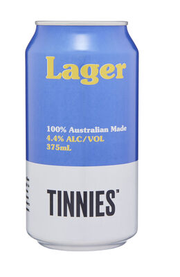 Tinnies Lager Can 375mL Each | Liquorland