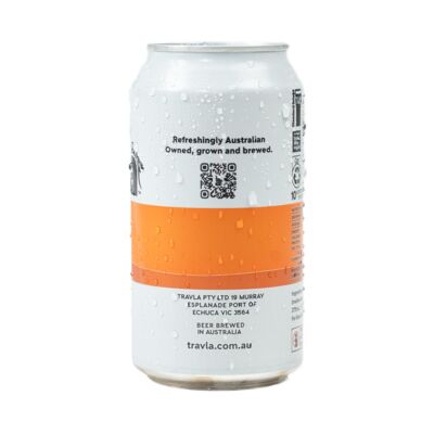 Travla Mid Strength Lager Can 375mL Each | Liquorland