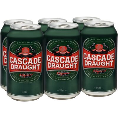 Cascade Draught Can 375mL Pack 6 | Liquorland