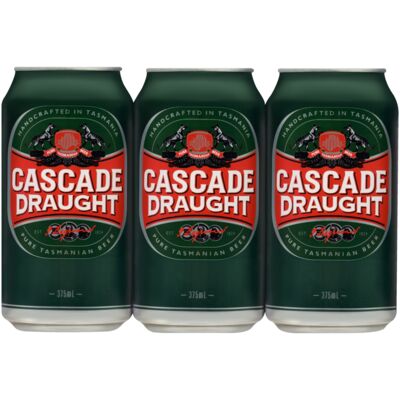 Cascade Draught Can 375mL Pack 6 | Liquorland