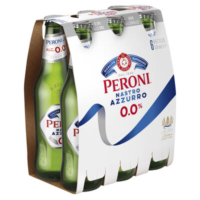 Peroni Nastro 0 0 Bottle 330mL Pack 6 | Liquorland
