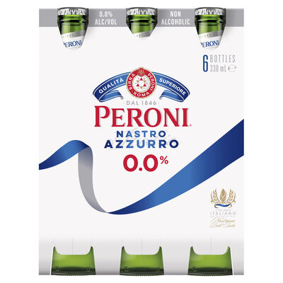 Peroni Nastro 0 0 Bottle 330mL Pack 6 | Liquorland